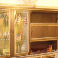 Credenza con vetrina, anni 60/70