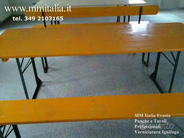 10 Set Birreria 220 x 80 cm Vern. Natur. Igni