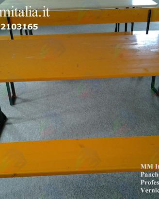 10 Set Birreria 220 x 80 cm Vern. Natur. Igni