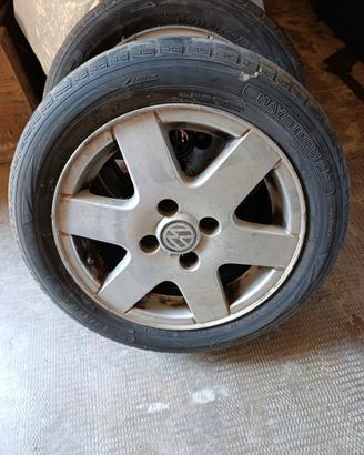 4 cerchi in lega x VW polo R14 quattro fori.