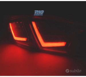 FANALI PER SEAT LEON 1P 09-12 LIGHT BAR ROSSO AFFU