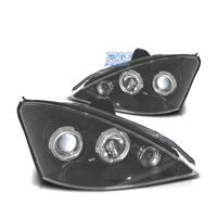FARI PER FORD FOCUS 01-05 ANGEL EYES SFONDO NERO