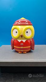 Biscottiera gufo ceramica Tognana alta 17.5 cm