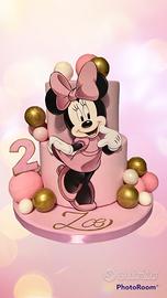 Torta scenografica Minnie 55