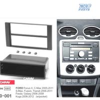 TELAIO NERO RADIO 1-DIN PER FORD FOCUS C-MAX S-MAX