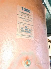 Tino in vetroresina LT.1000