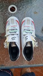 scarpe+pedali bici da corsa 