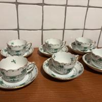 6 tazzine Herend Apponyi verde