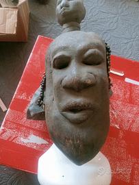 antica maschera rituale popolo Dan