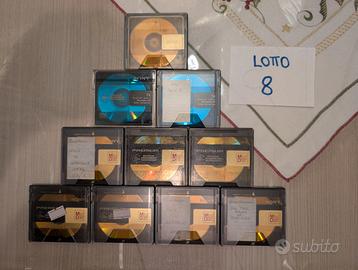 Lotto 8 - 10 Minidisc SONY Premium 74 con custodia