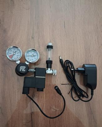 regolatore co2 bombola ricaricabile 