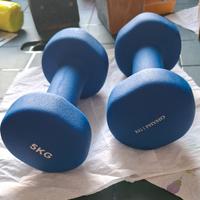 pesi 5 Kg coppia per palestra