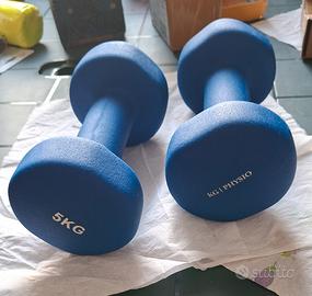 pesi 5 Kg coppia per palestra
