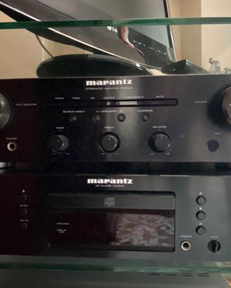 Amplificatore + player CD MARANTZ+diffusori Boston