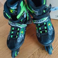 Pattini in linea Roces Compy 34 - 37 e protezioni