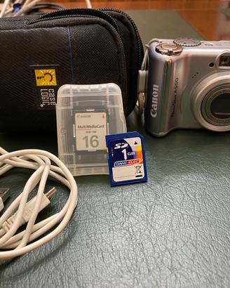 Kit Canon PowerShot A550 Y2K Pronto all'Uso