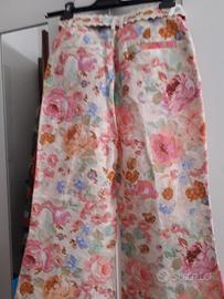 Pantaloni  donna,floreali.