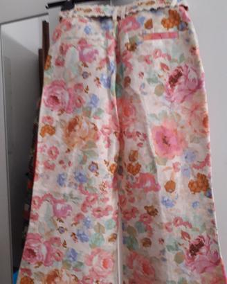 Pantaloni  donna,floreali.