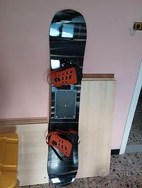 Tavola snowboard Salomon craft 153 più attacchi