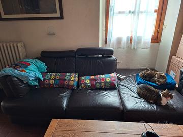 divano chateau dax in pelle angolare