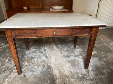 TAVOLO IN NOCE ANNI '50