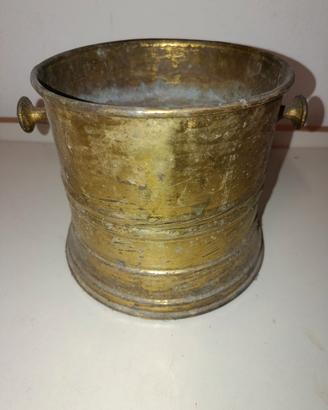 Secchio Secchiello Ghiaccio Vaso Fiori Vintage 