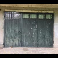 Cancello ferro zincato apertura a libro 355x253 cm