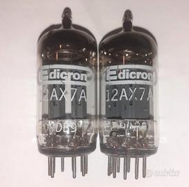 Coppia di valvole Edicron 12AX7 / ECC83 Vintage