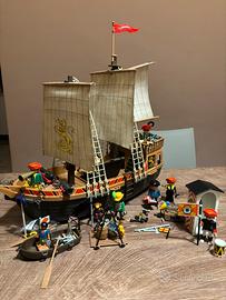 Playmobil pirates 3053 boat ship gendarmi 3544