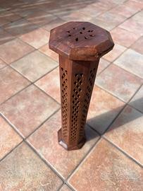 Brucuatore incensi intarsiati in legno