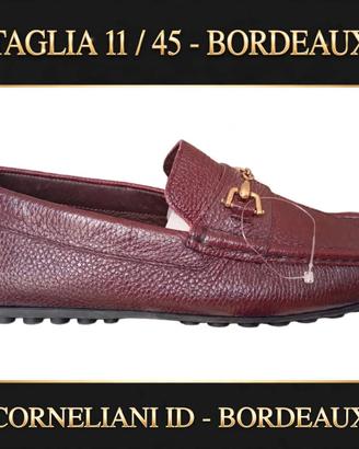 Corneliani ID Mocassino Uomo 45 Bordeaux Bottalata