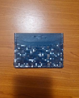 Portacarte blu marino