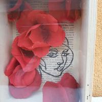 Quadro 3D con rose