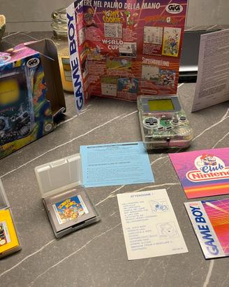 Game boy DMG-01 scatola originale e due giochi