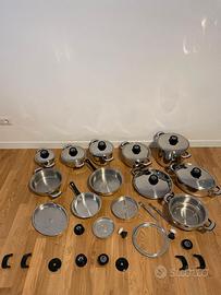 Batteria di pentole  Mondial Casa Acciaio INOX