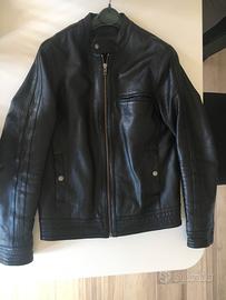 Giacca pelle motociclista