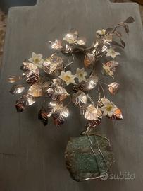 Albero decorativo gloreale in argento made italy