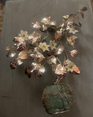 Albero decorativo gloreale in argento made italy