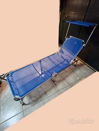 2 sdraio + carrello per trasportarle