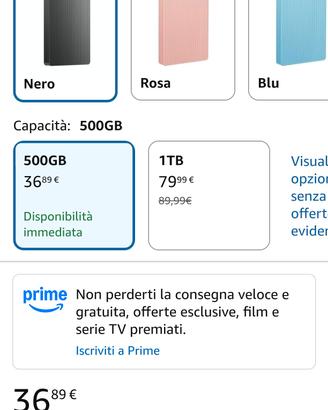 Unionsine HD 2,5" esterno 500gb USB 3.0 (2 PEZZI) 