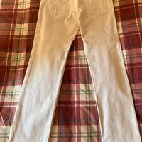 Pantalone bianco Burberry uomo taglia 34