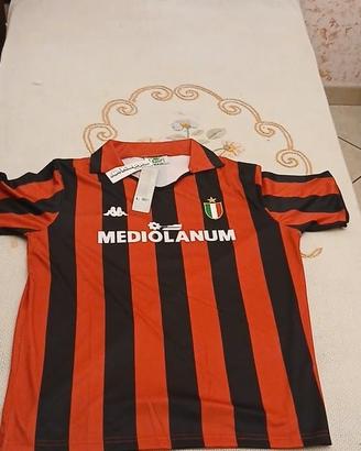 maglia milan retro 88 89  baresi taglia L