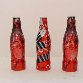 Set 3 Bottiglie Alluminio Coca-Cola da Collezione
