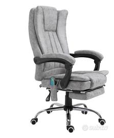 Sedia da Ufficio Massaggiante e Riscaldante