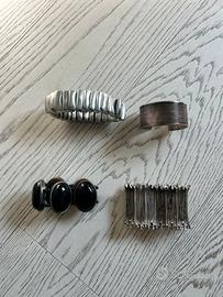 Bracciali elastici  argento/metallo prezzo cadauno