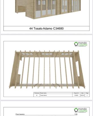 Casetta in legno 50 mq