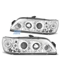 FARI PER PEUGEOT 306 97-01 ANGEL EYES FONDO CROMAT
