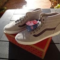 Vans Originali Alte Maddie Wild Dove TG41 NUOVE