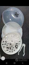 Sterilizzatore-vaporizzatore microonde biberon 