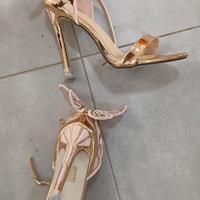 Sandali color oro con farfalle 🦋